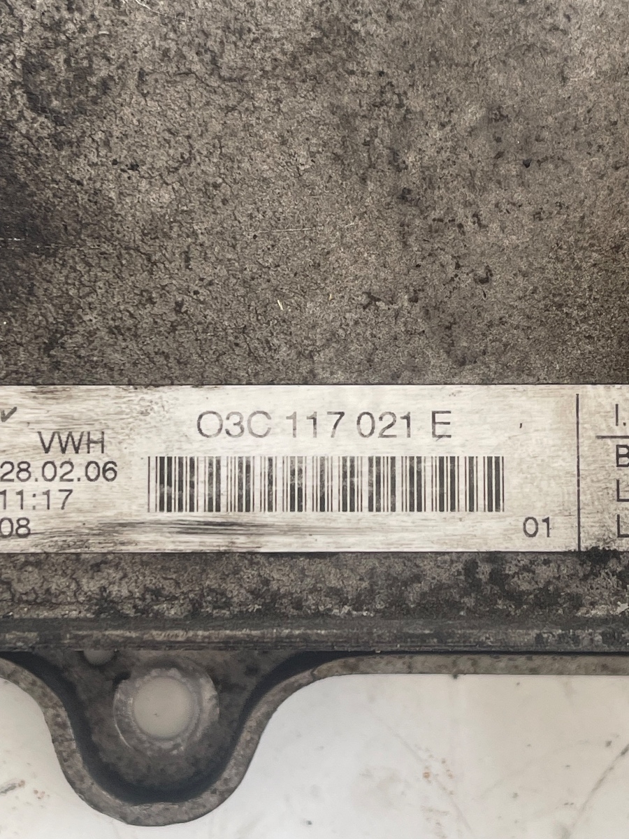 Racitor ulei VOLKSWAGEN GOLF PLUS 5M1, 521 2004 - 2013 1.4 TSI BLG, VOLKSWAGEN GOLF V 1K1 2003 - 2009 1.4 TSI BLG O3C117021E – foto 3