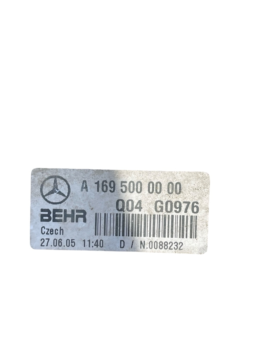 Radiator intercooler MERCEDES-BENZ A-CLASS II W169 2004 - 2012 A1695000000 – foto 2