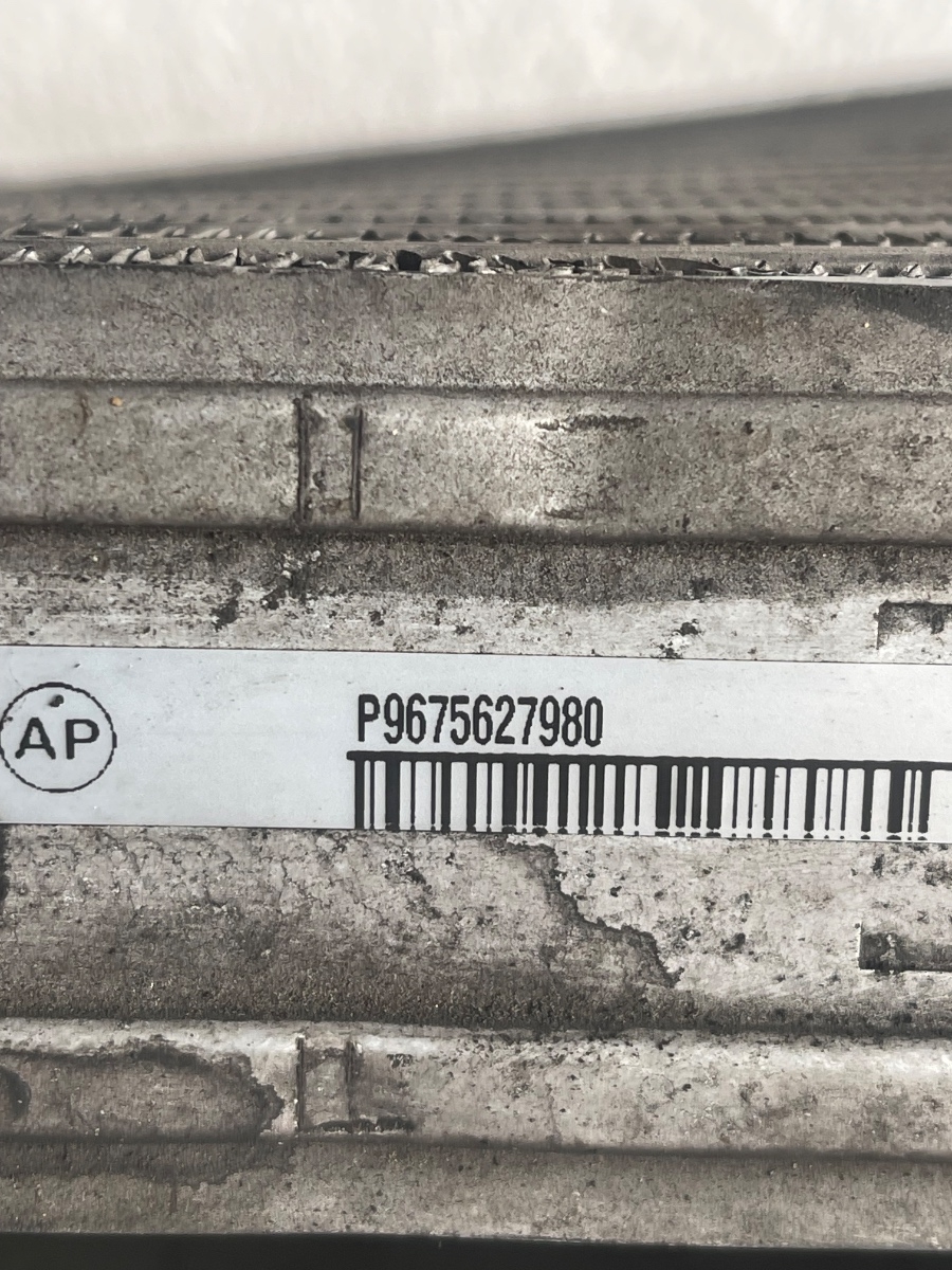 Radiator intercooler PEUGEOT 308 LB_ 2015 - > 1.6 BlueHDi 120 BHX (DV6FC) P9675627980 – foto 2