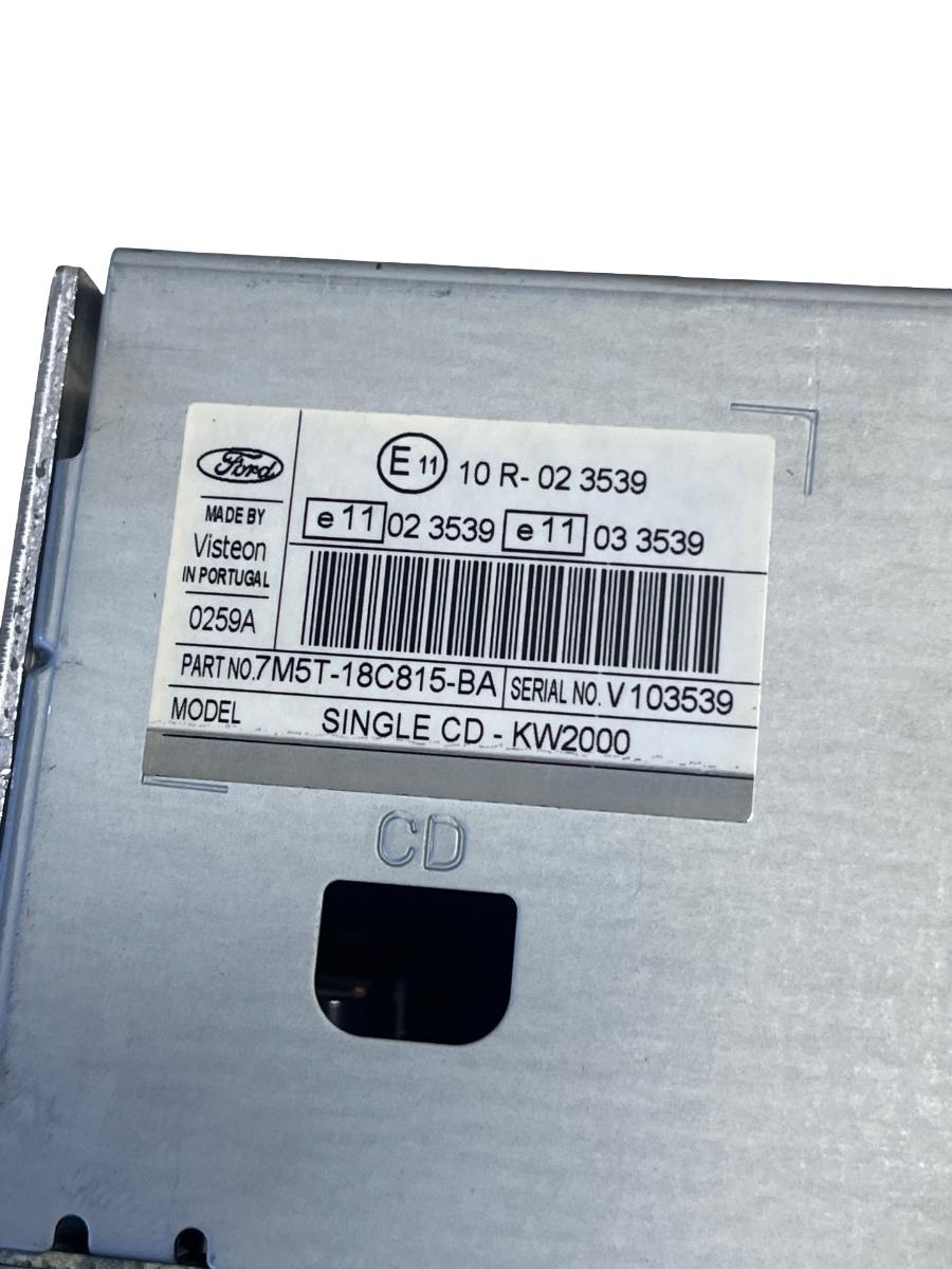 Radio CD FORD FOCUS II DA_, HCP, DP 2004 - 2013 7M5T-18C815-BA – foto 3
