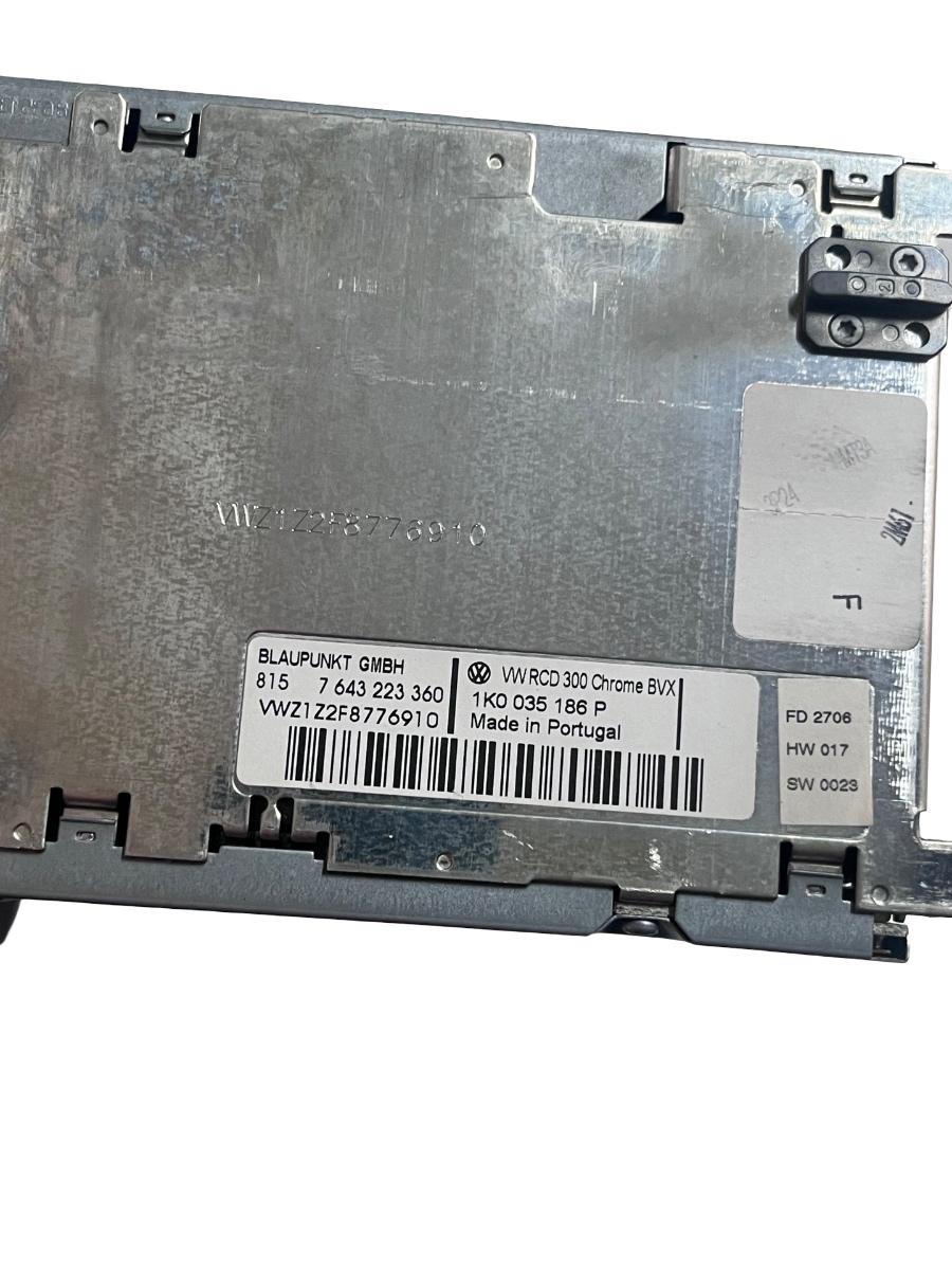 Radio Cd VOLKSWAGEN TOURAN 1T1, 1T2 2003 - 2010 1K0035186P – foto 4