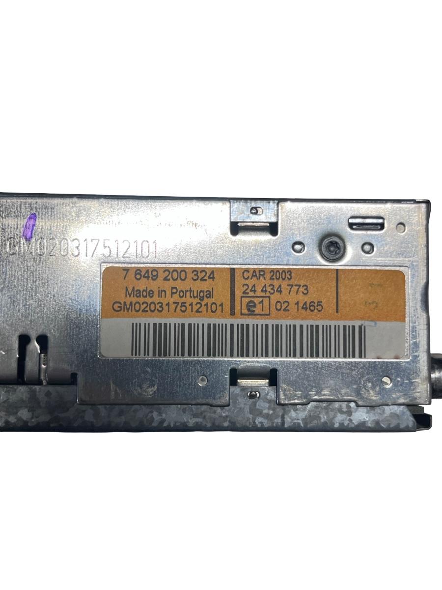 Radio OPEL MERIVA X03 2003 - 2010 7649200324 – foto 3