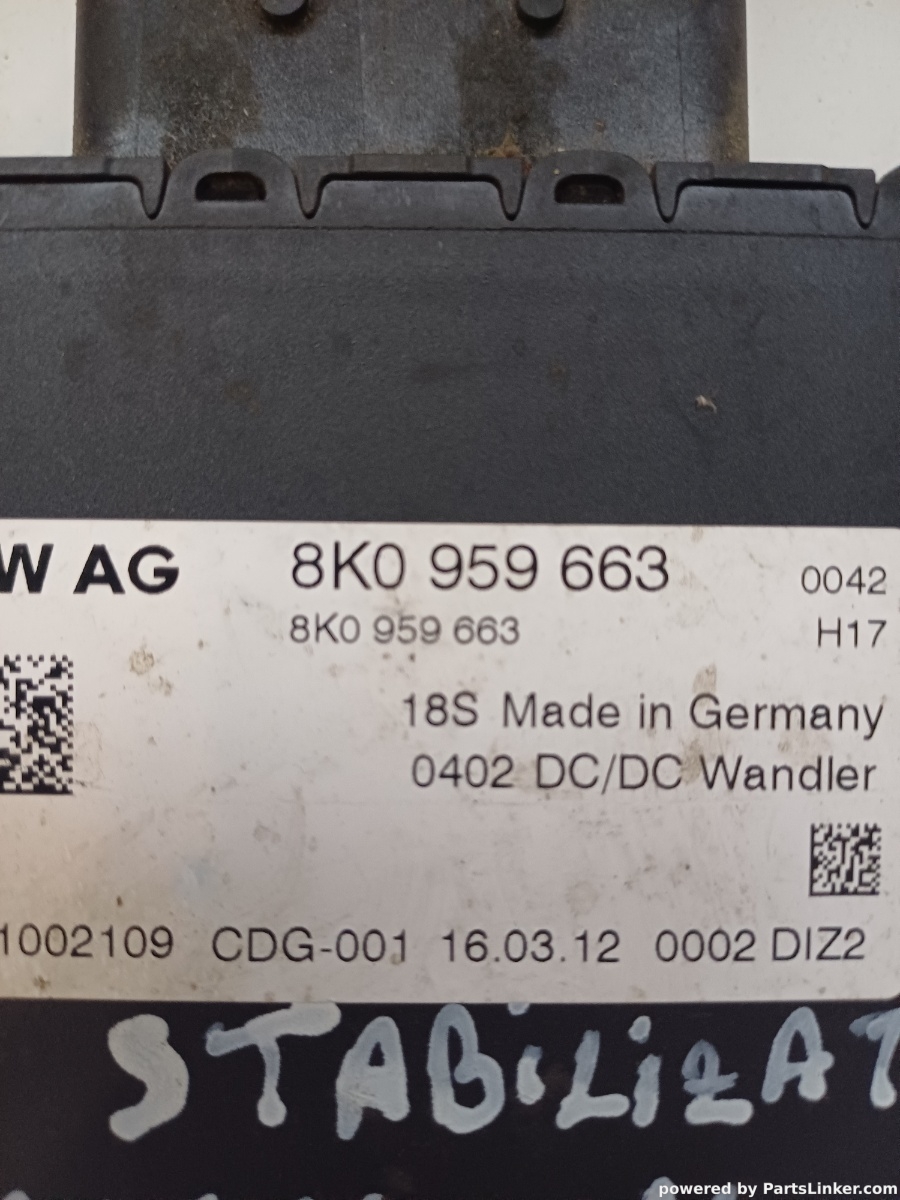 Regulator tensiune baterie AUDI A5/S5 (8T3) [ 2007 - 2017 ] OEM 8K0959663 – foto 2