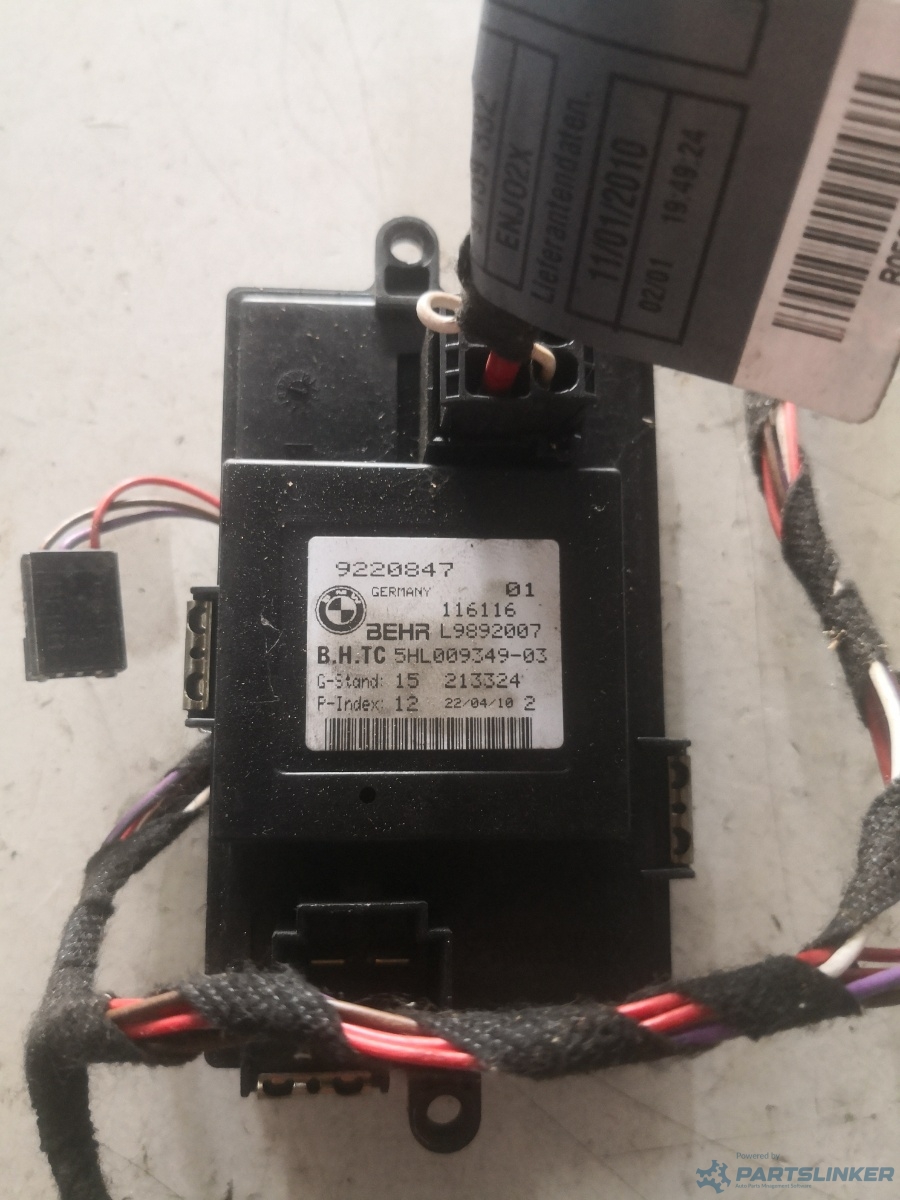 Releu ventilator BMW 5 (F10) [ 2009 - 2016 ] OEM 9220847 – foto 3