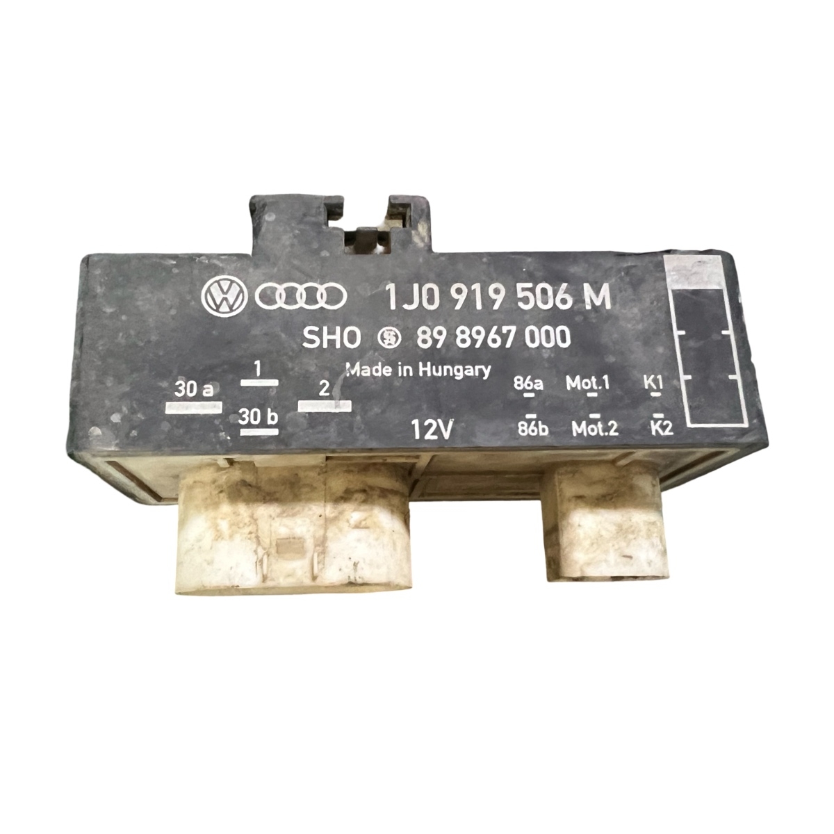 Releu ventilator lichid de racire SKODA ROOMSTER 5J 2006 - 2015, VOLKSWAGEN POLO 9N_ 2001 - 2012 12V BZG VAG 1J0919506M
