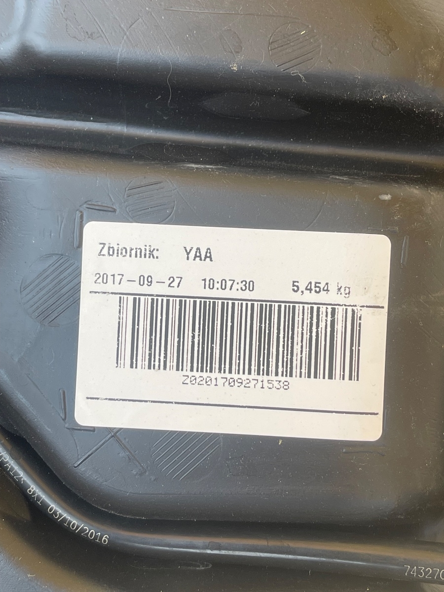 Rezervor combustibil SUZUKI VITARA LY 2015 - > 1.6 AllGrip M16A – foto 4