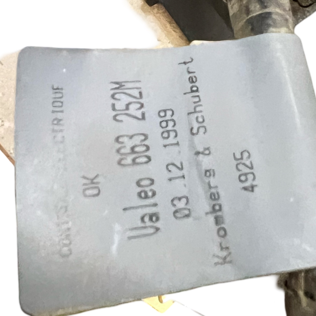 Rezistor motor/ventilator aeroterma RENAULT MASTER II Box FD 1998 - > 661747L – foto 3