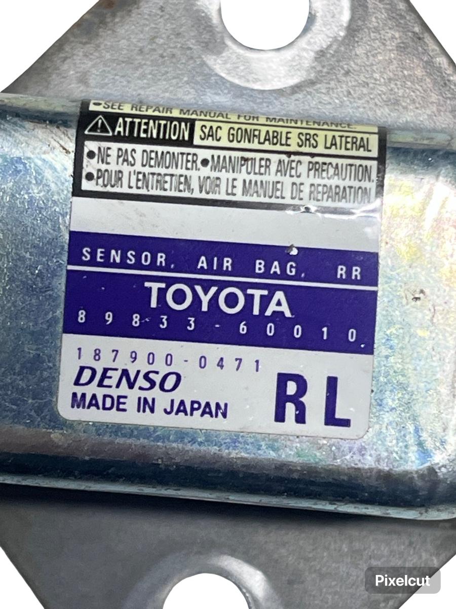 Senzor de impact airbag dreapta spate TOYOTA LAND CRUISER LJ12_, KZJ12_, TRJ12_, KDJ12_, GRJ12_ 2002 - 89833-60010 – foto 2