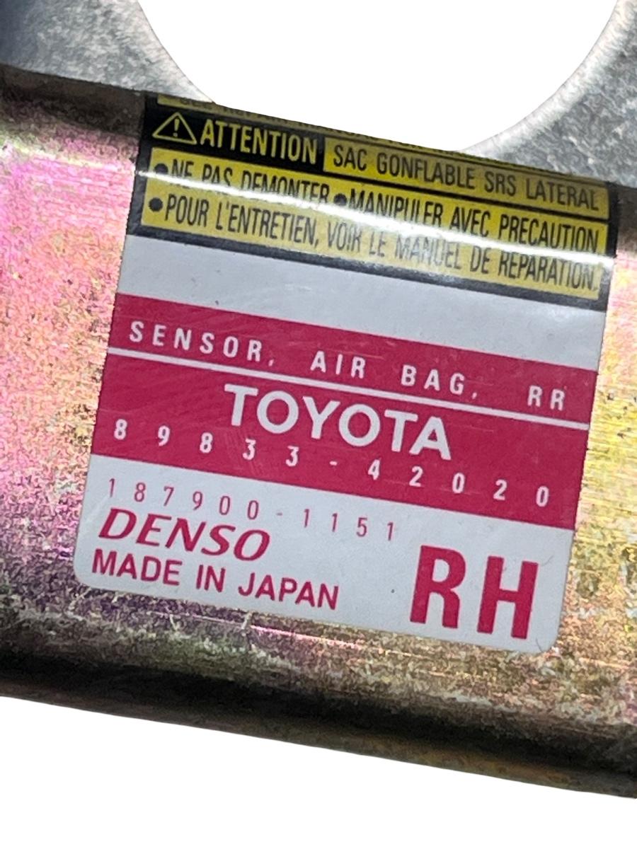 Senzor de impact airbag dreapta spate TOYOTA RAV 4 II _A2_ 2000 - 2005 89833-42020 – foto 2