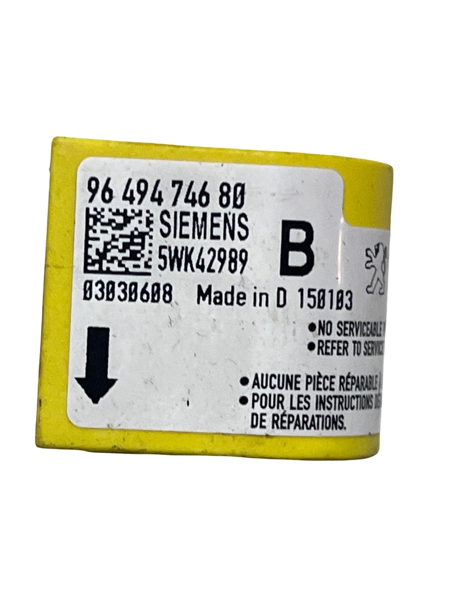 Senzor de impact airbag PEUGEOT 307 Saloon 2001 - > 9649474680 – foto 3