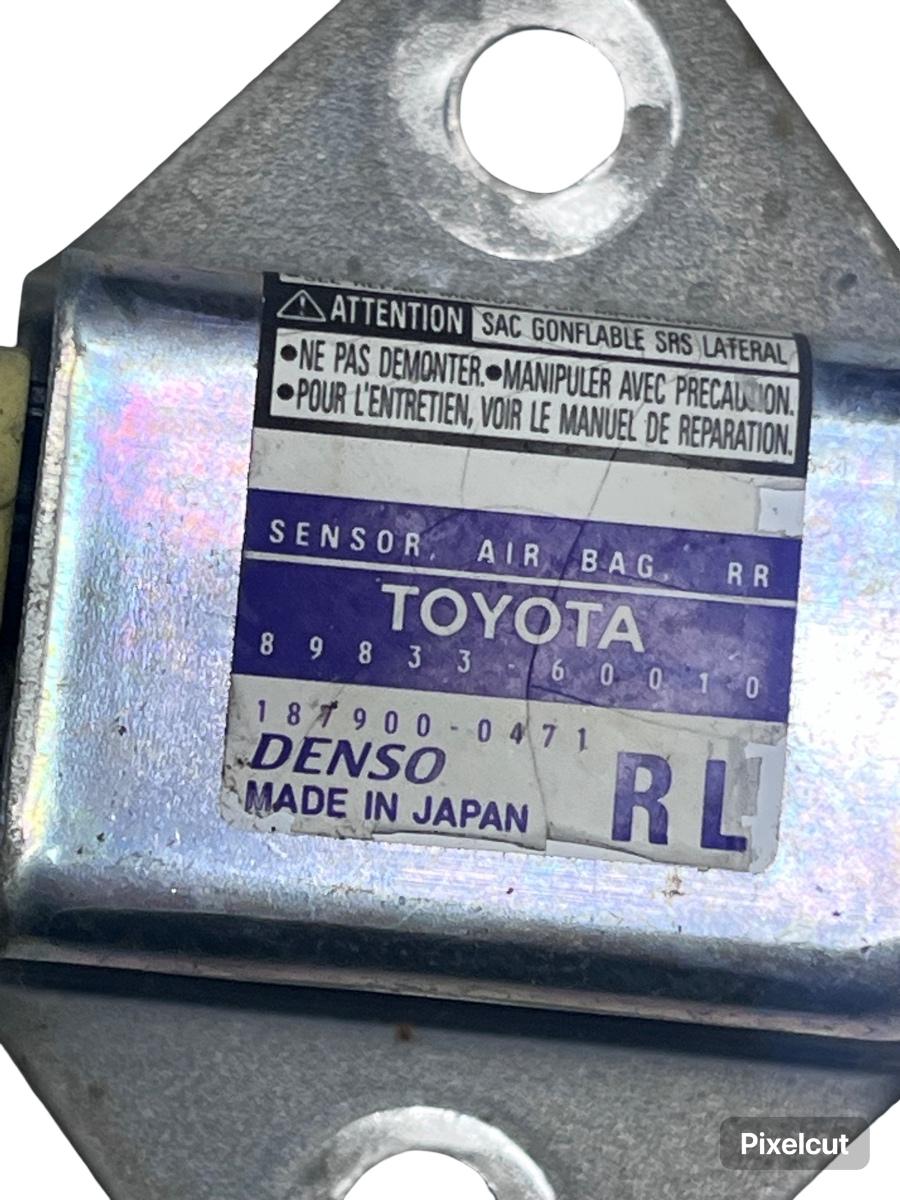 Senzor de impact airbag stanga spate TOYOTA LAND CRUISER LJ12_, KZJ12_, TRJ12_, KDJ12_, GRJ12_ 2002 - 89833-60010 – foto 2