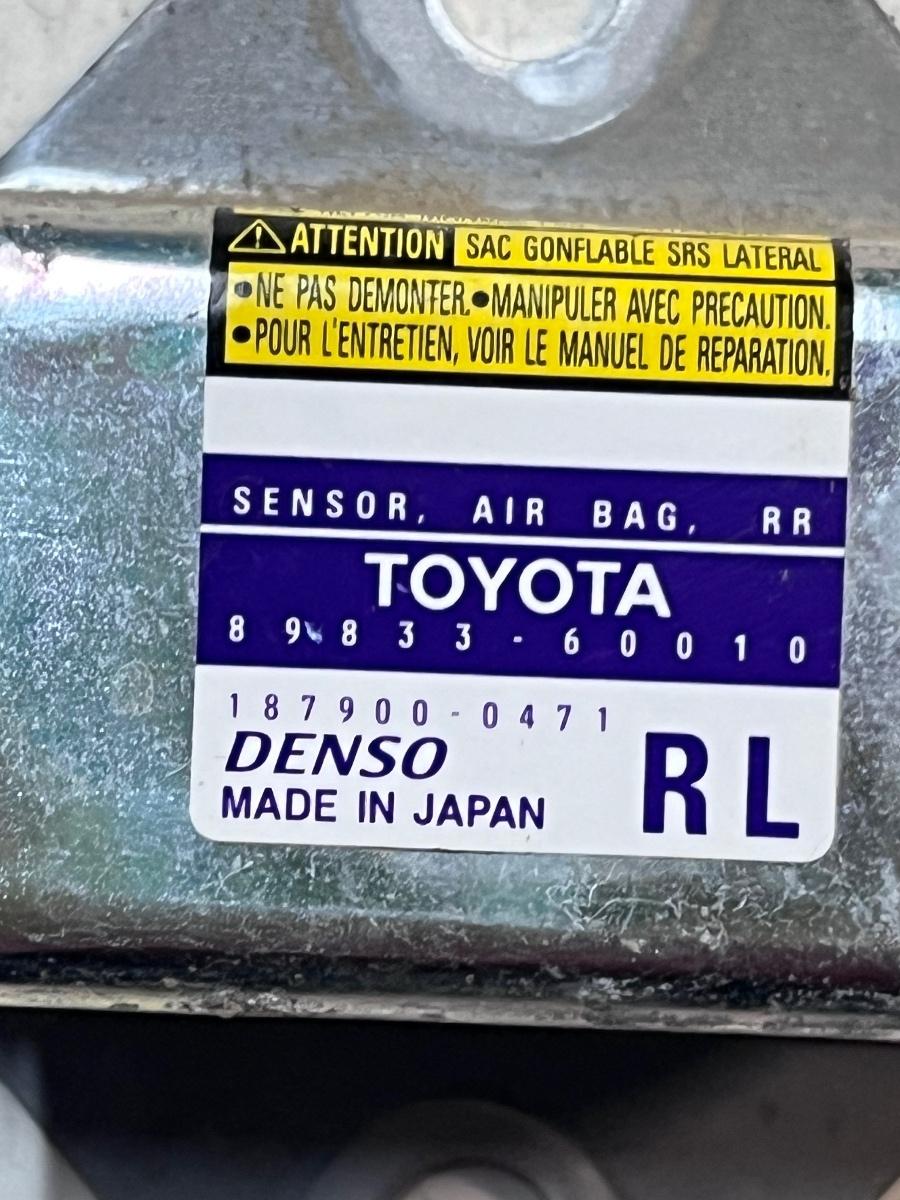 Senzor de impact airbag TOYOTA LAND CRUISER LJ12_, KZJ12_, TRJ12_, KDJ12_, GRJ12_ 2002 - 89833-60010 – foto 3