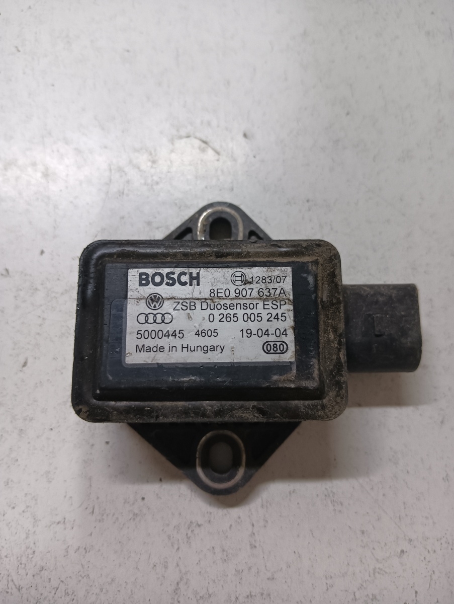 Senzor ESP 6 PINI de viteza la viraje AUDI A4 II 8E2, B6 2000 - 2005, VOLKSWAGEN PASSAT 3B3 2000 - 2005 BOSCH 0 265 005 245 8e0907637a – foto 2