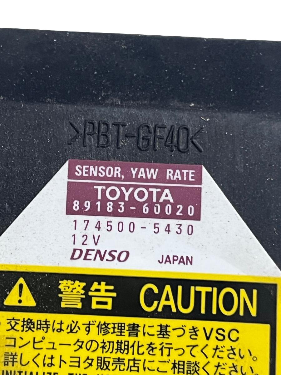 Senzor ESP de viteza la viraje LEXUS IS II Saloon GSE2_, ALE2_, USE2_ 2005 - 2013 89183-60020 – foto 2
