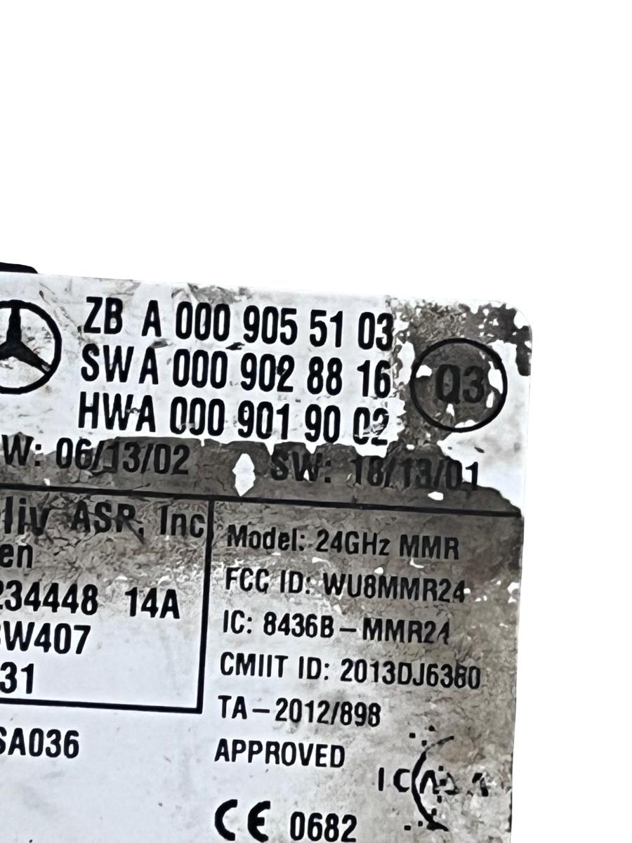 Senzor radar Distronic MERCEDES-BENZ E-CLASS W212 2009 -> A0009055103 – foto 2