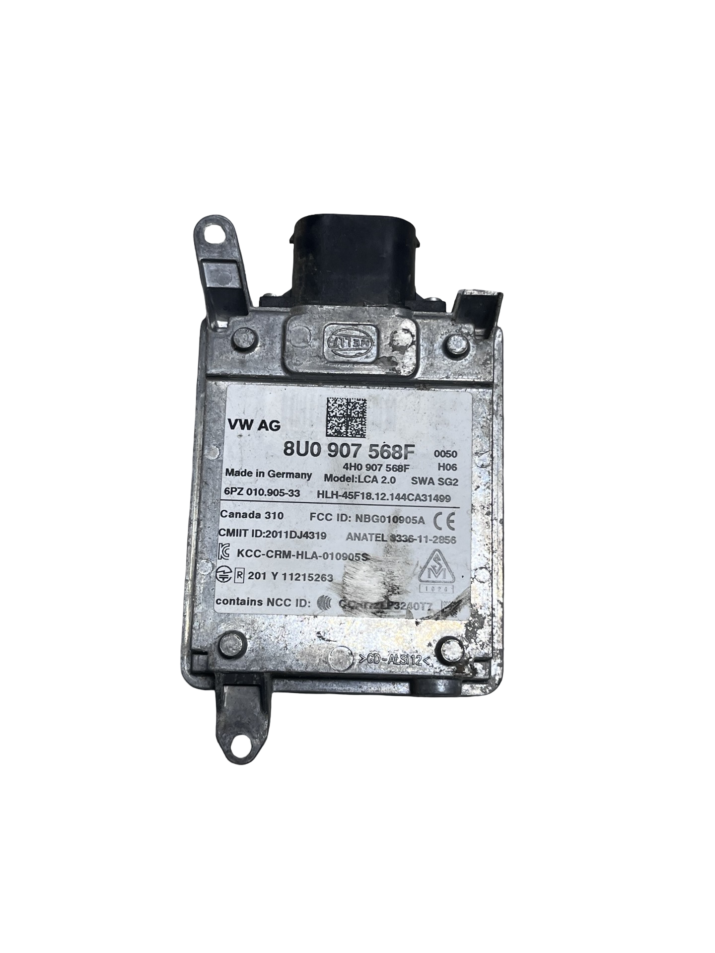 Senzor radar Unghi Mort dreapta spate Audi Q3 1 2012–2018 - cod: 8U0907568F o prindere rupta !