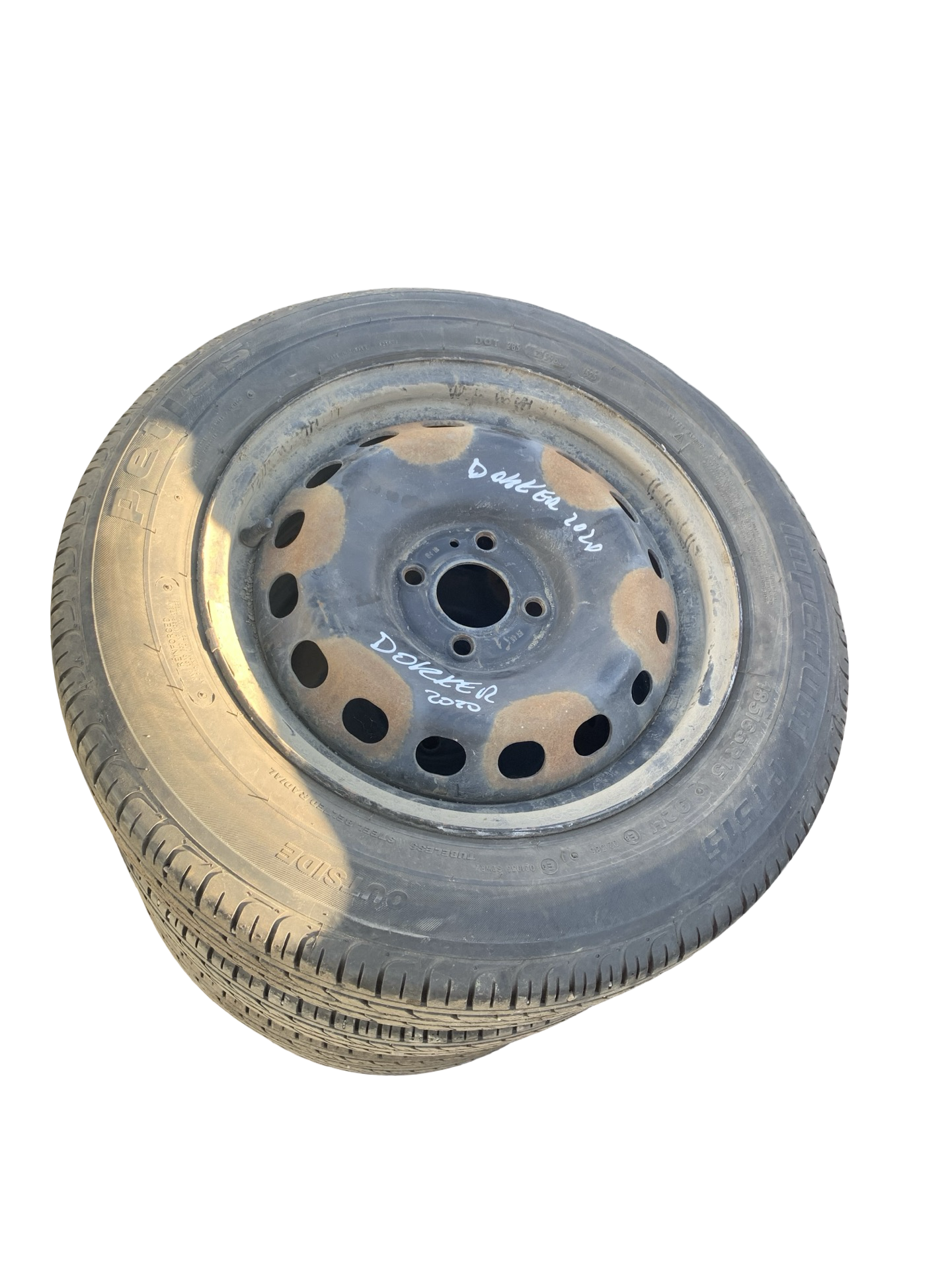 Set jante tabla R16 + CAUCIUCURI DOT 2025 Dacia Dokker 2022 1.5 dCi K9K-U8 – foto 2