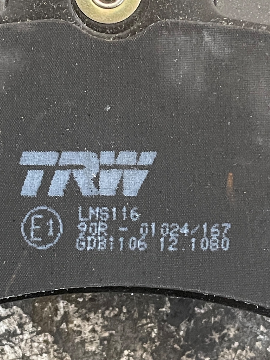 Set placute de frana FIAT DUCATO Box 230 1994 - 2005 TRW LMS116 90R-01024 – foto 2