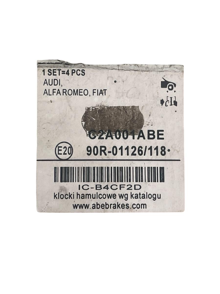 Set placute frana (spate) FIAT CROMA 154 1985 - 1996 2.0 2000 i.e. Turbo 154 A2.000 ABE – foto 3