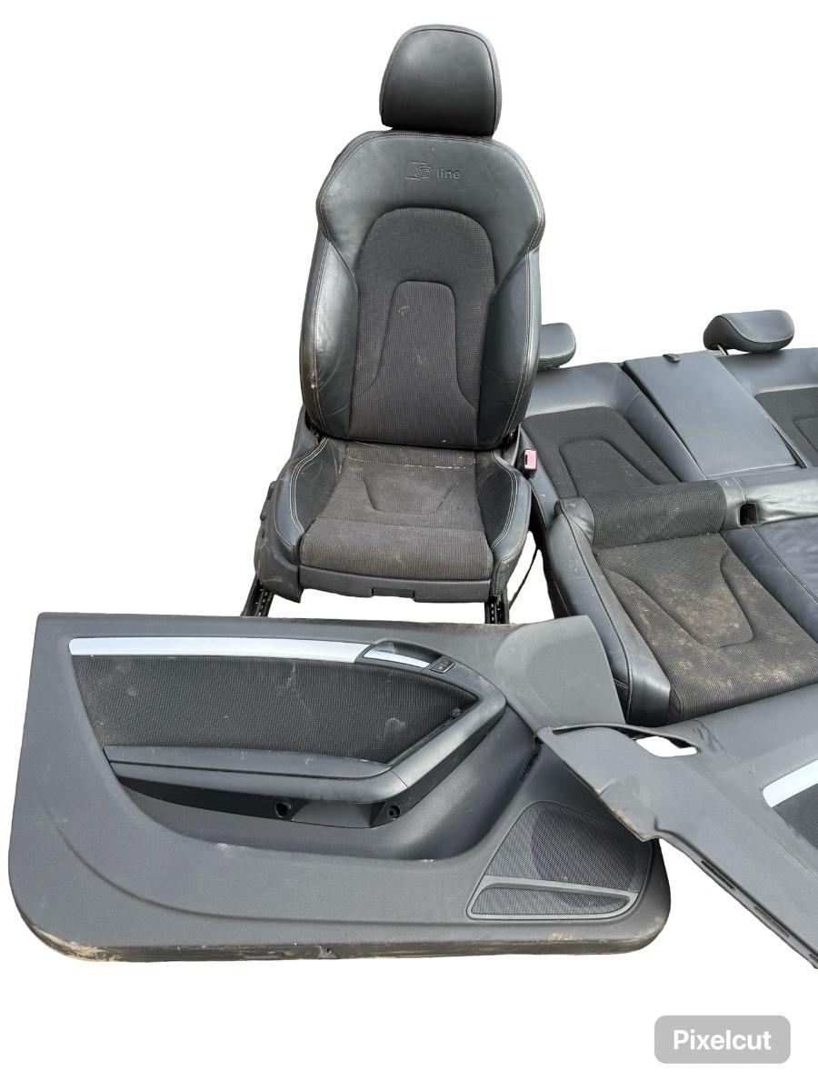 Set scaune auto INTERIOR A5 COUPE 2010 AUDI A5/S5 8T3 SCAUNE DIN FATA PREZINTA UZURA, V line 2007 - 2017 - AMBELE – foto 4
