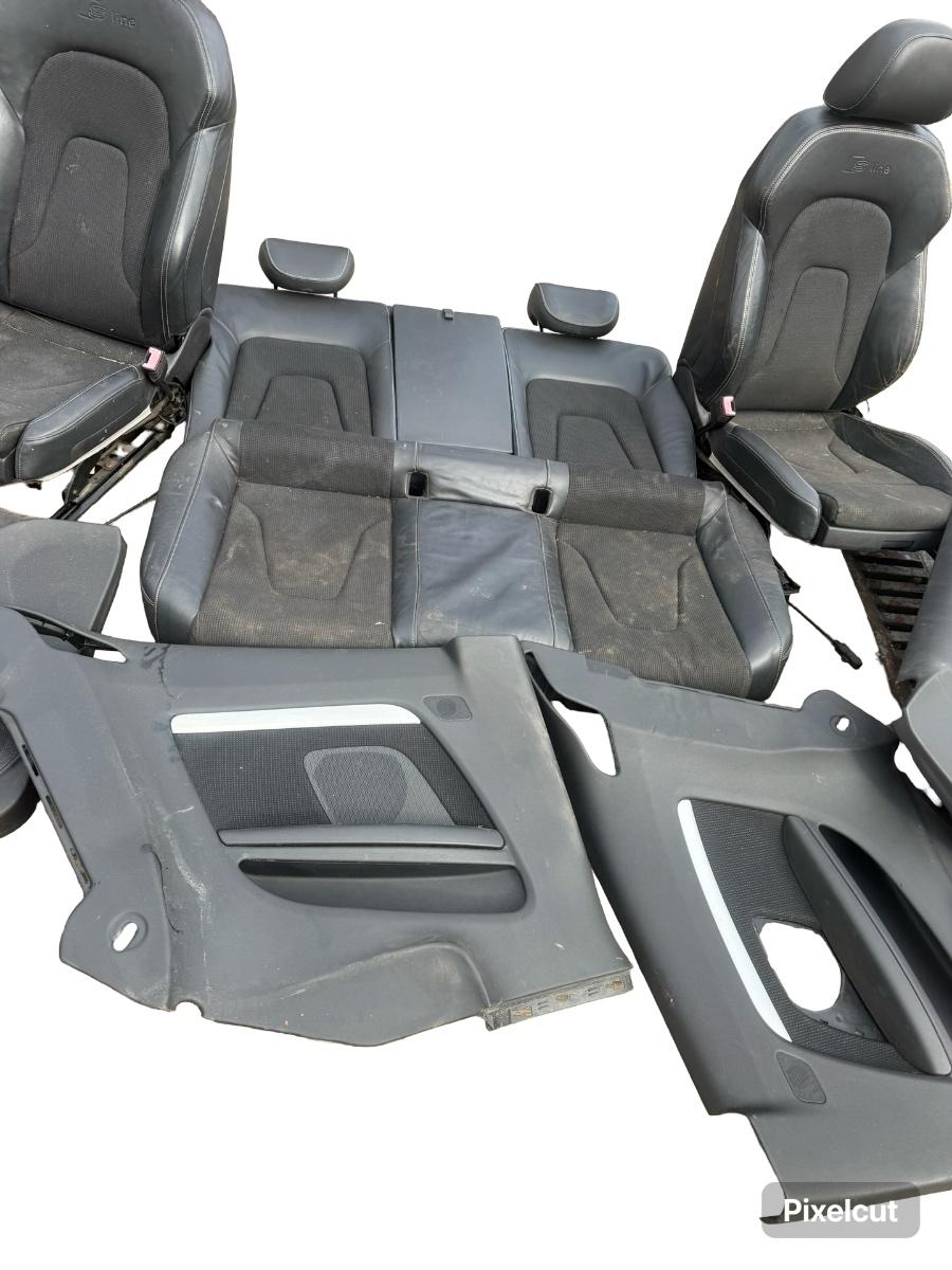 Set scaune auto INTERIOR A5 COUPE 2010 AUDI A5/S5 8T3 SCAUNE DIN FATA PREZINTA UZURA, V line 2007 - 2017 - AMBELE – foto 3