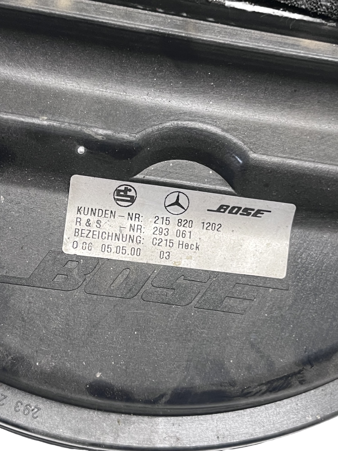 Subwoofer Mercedes CL500 2 1999–2006 - cod: 2158201202 – foto 3