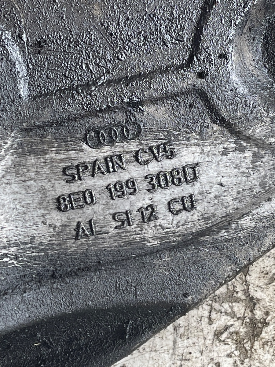 Suport motor dreapta AUDI A4 III 8EC, B7 2004 - 2008 1.9 TDI BKE, BRB 8E0199308D – foto 3