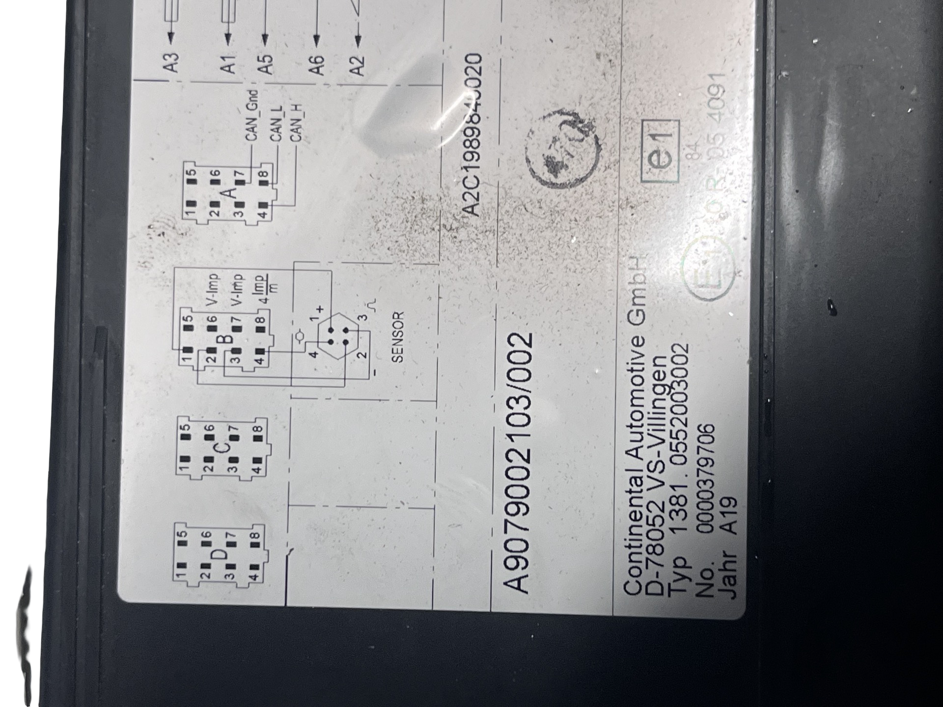 Tahograf Mercedes Sprinter 907 2018–2030 - cod: A9079002103 – foto 4