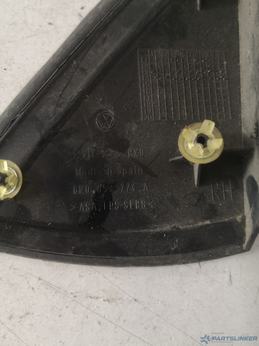 Trim oglinda dreapta fata VOLKSWAGEN POLO (6R, 6C) [ 2009 - > ] OEM 6r0853274a – foto 2