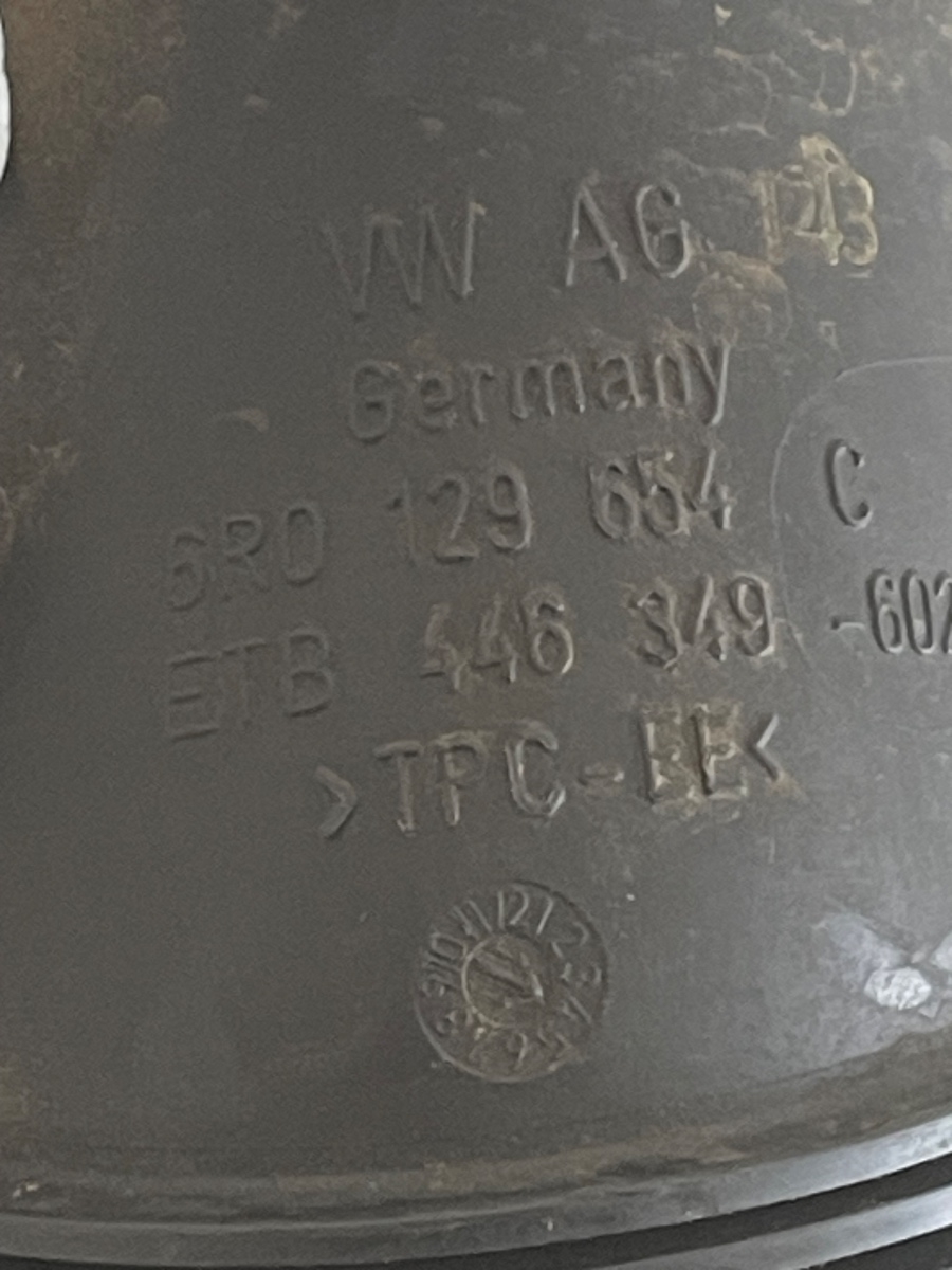 Tubulatura admisie aer SKODA FABIA II 542 2006 - 2014 1.2 TDI CFWA 6R0129654C – foto 2