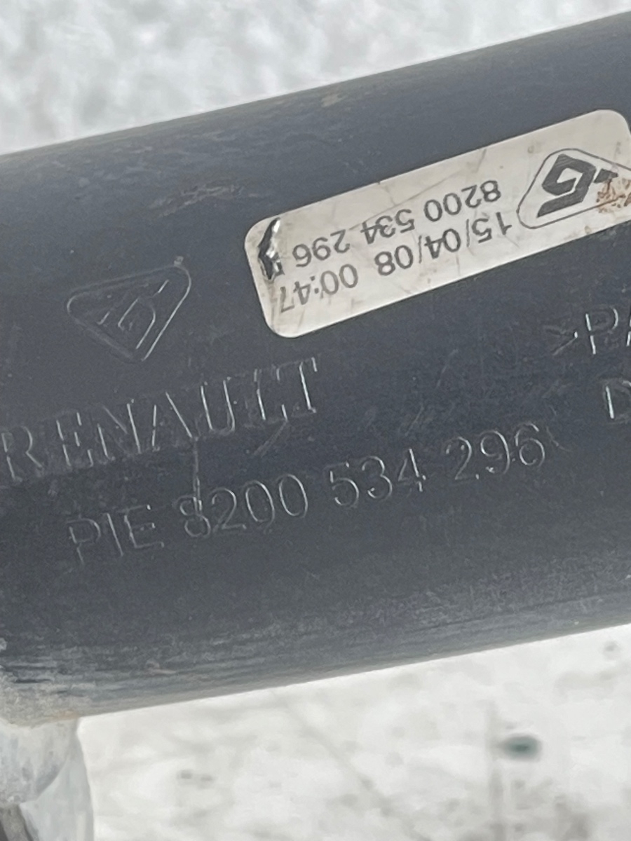 Tubulatura intercooler RENAULT KANGOO Express FW0/1_ 2008 - > 1.5DCI 8200534296 – foto 3