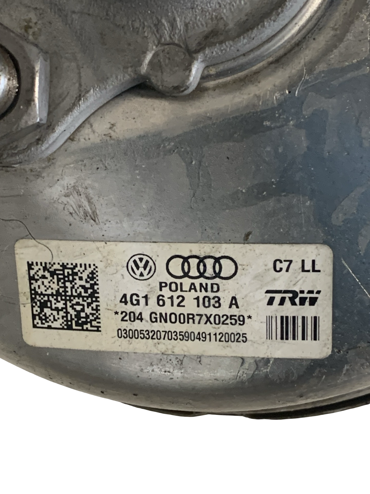 Tulumba Frana Audi A7 Sportback 2010–2018 3.0 TFSI V6 quattro S tronic CGWB - cod: 4G1612103A – foto 2