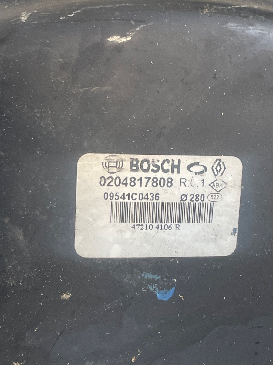 Tulumba frana RENAULT FLUENCE L30_ 2010 -> 0204817808 – foto 3