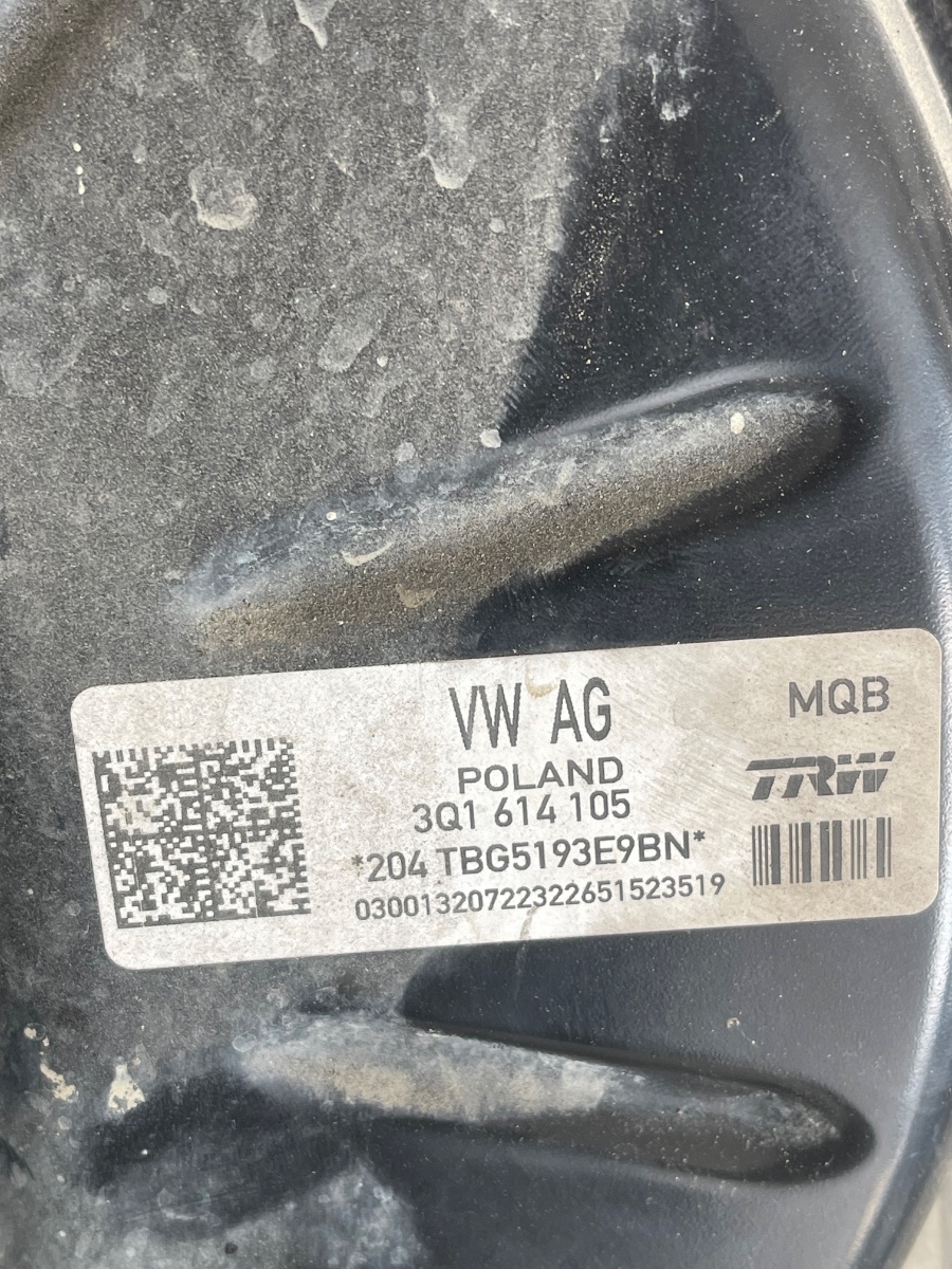 Tulumba frana VOLKSWAGEN PASSAT B8 [ 2014 - 2019 ] 2.0TDI CUA 3Q1614105 – foto 2