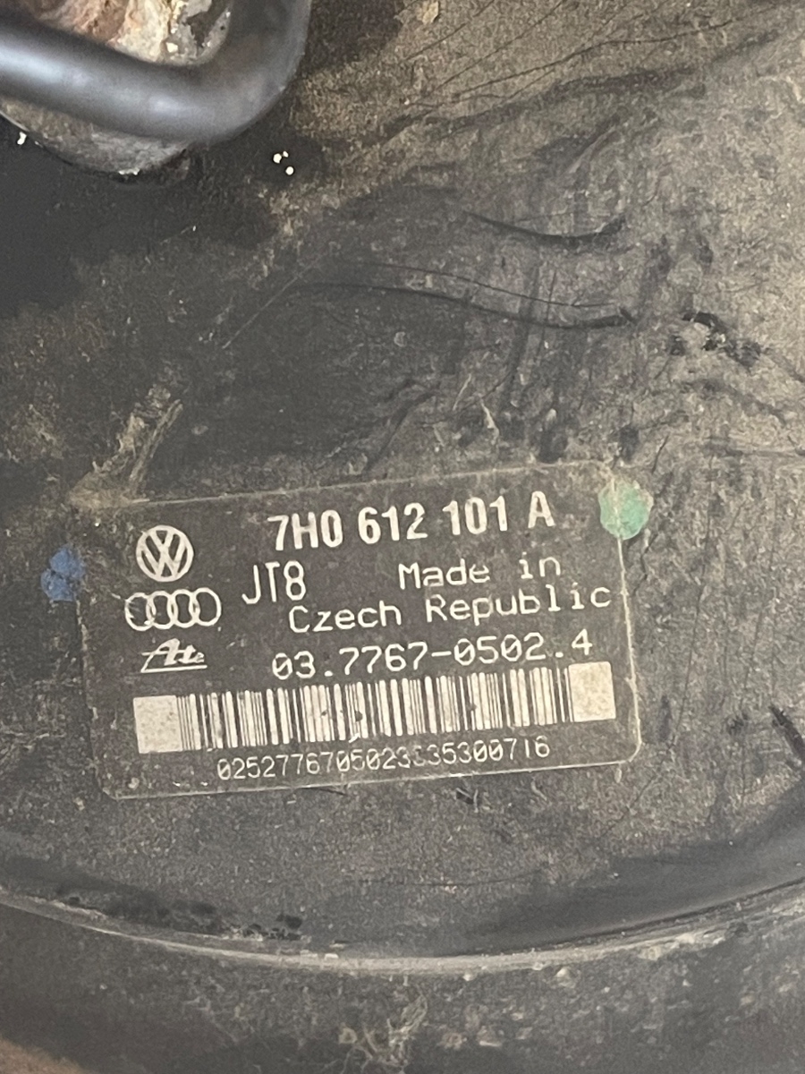 Tulumba frana VOLKSWAGEN TRANSPORTER V Platform/Chassis 7JD, 7JE, 7JL, 7JY, 7J 2.5 TDI AXD 7H0612101A – foto 2