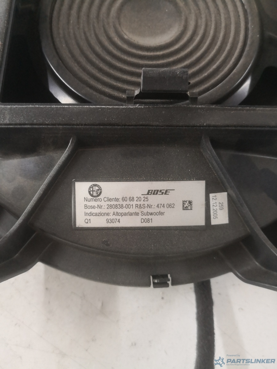 Tun bass ALFA ROMEO 159 (939_) [ 2005 - 2012 ] OEM 280838001 – foto 2