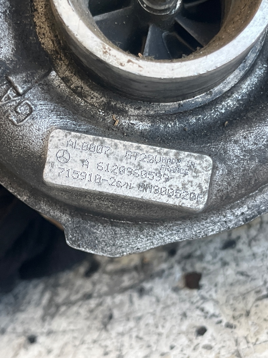 Turbina MERCEDES-BENZ M-CLASS W163 1998 - 2005 2.7 ML 270 CDI OM 612.963 A6120960599 – foto 4