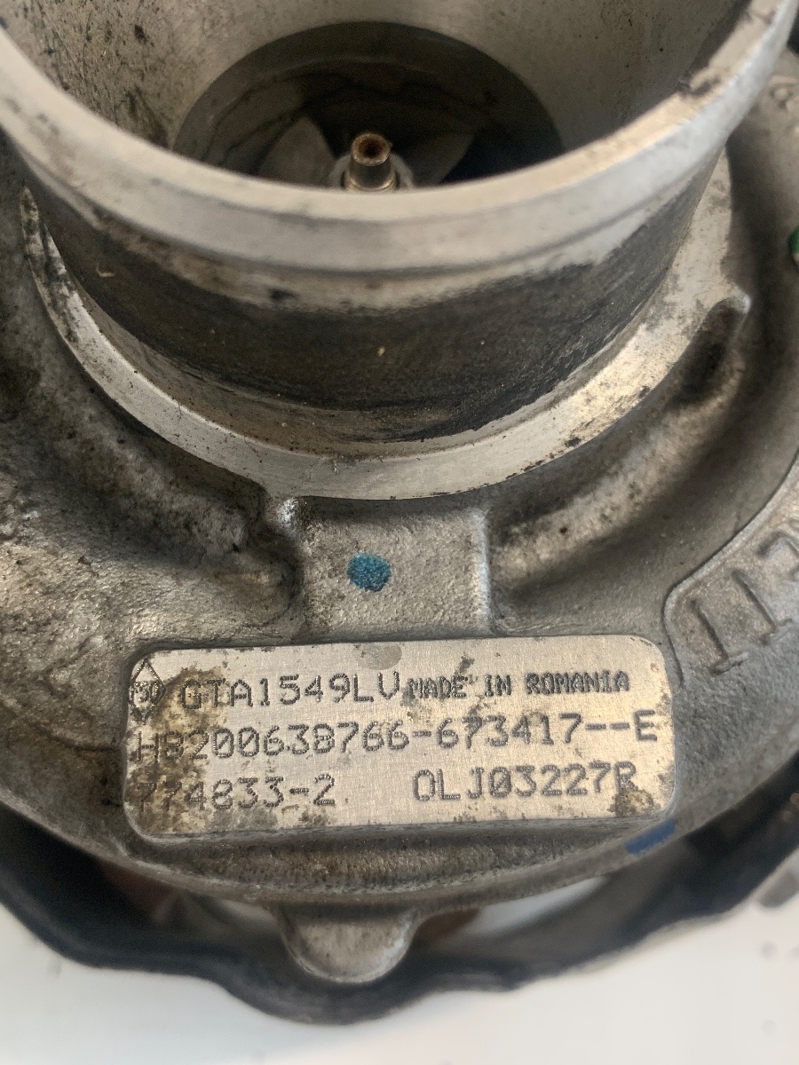 Turbina NISSAN X-TRAIL T31 2007 - 2014 2.0 dCi M9R, NISSAN QASHQAI / QASHQAI +2 I J10, JJ10 2006 - 2014 2.0 dCi M1D, M9R, RENAULT KOLEOS HY_ 2008 - > 2.0 dCi M9R 8.., RENAULT LAGUNA III BT0/1 2007 - 2015 dCi GT M9R 816, M9R 820, M9R 828 H8200638766-673417–E GTA1549LV – foto 5
