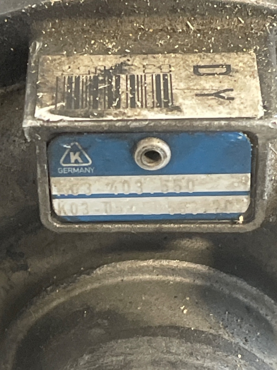 Turbina PEUGEOT 307 SW 3H 2002 - 2009 2.0 HDI 110 RHS (DW10ATED) K03-403550 – foto 4