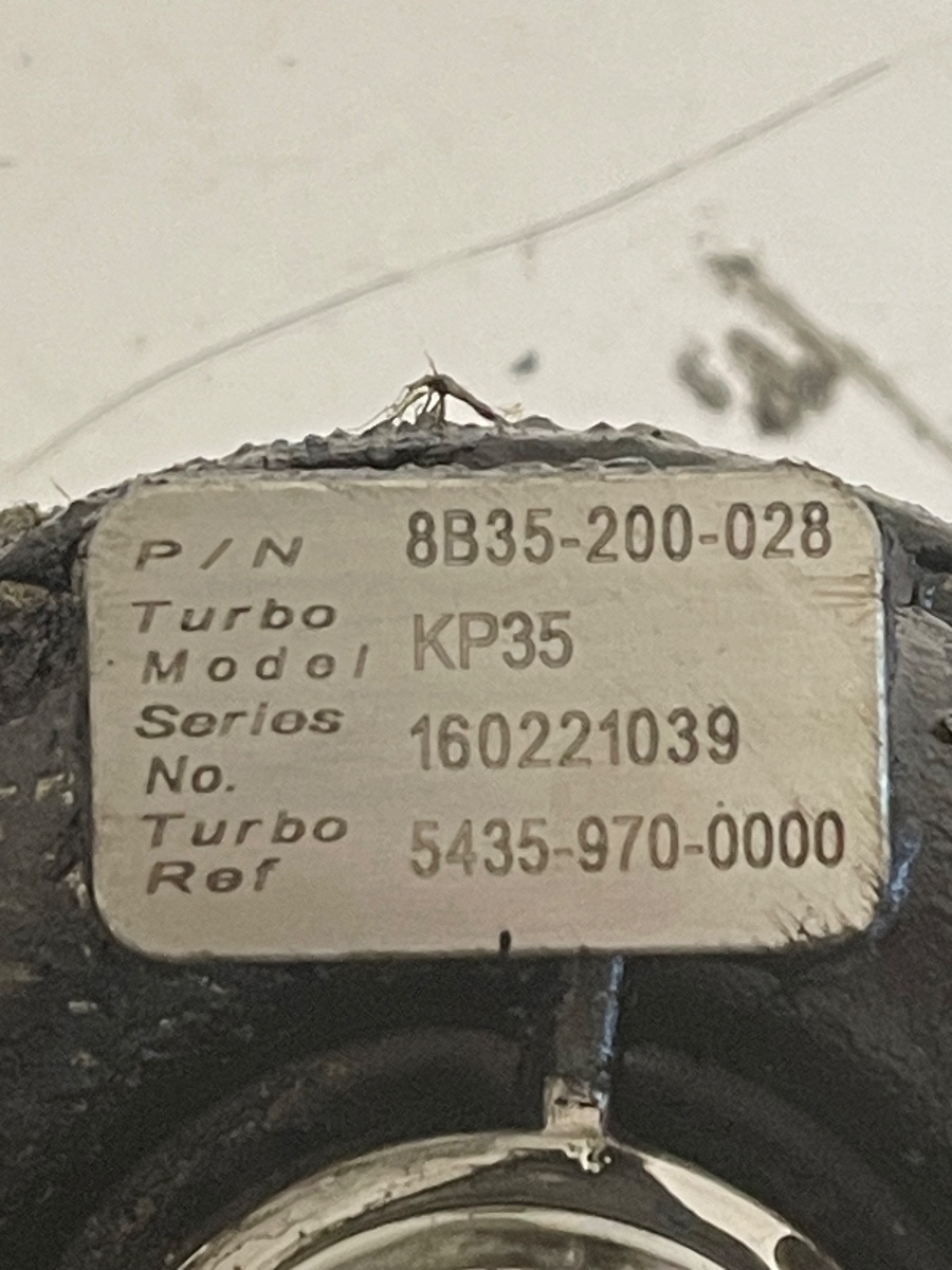 Turbina RENAULT Symbol I [ 1998 - 2008 ] 1.5DCI EURO3  5435-970-0000 / 8B35-200-028 – foto 2