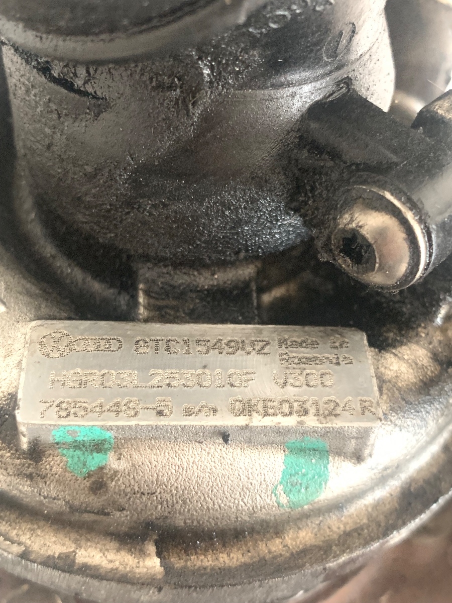 Turbina SKODA SUPERB 3T4 2008 - 2015 2.0 TDI CBBB, CFGB HGR03L253010F GTC1549VZ – foto 2