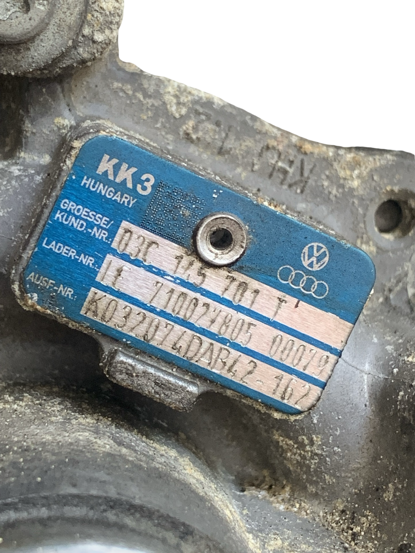 Turbina Volkswagen Golf 6 1.4 CAVD TSI 2008–2016 - cod: 03C145701T – foto 3