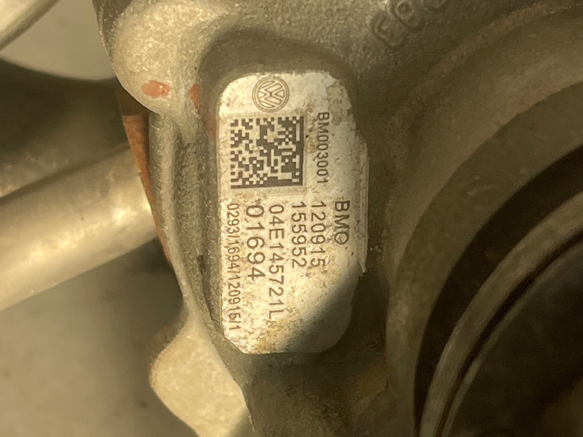 Turbina VOLKSWAGEN SCIROCCO 137, 138 2008 - 2017 1.4 TSI CXSB, CZCA, SEAT LEON III 5F1 2012 - > 1.2 TSI CYVB, AUDI A3 Sportback 8VA, 8VF 2012 - > 1.2 TFSI CYVB, SKODA YETI 5L 2009 - 2017 1.2 TSI CYVB, SKODA RAPID II NH3 2012 - > 1.2 TSI CJZC 04E145721L – foto 3