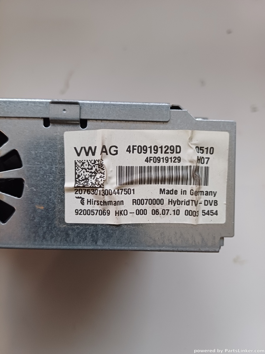 TV tuner auto AUDI A8 III (4H2, 4H8, 4HC, 4HL) [ 2009 - 2018 ] OEM 4F0919129D – foto 3