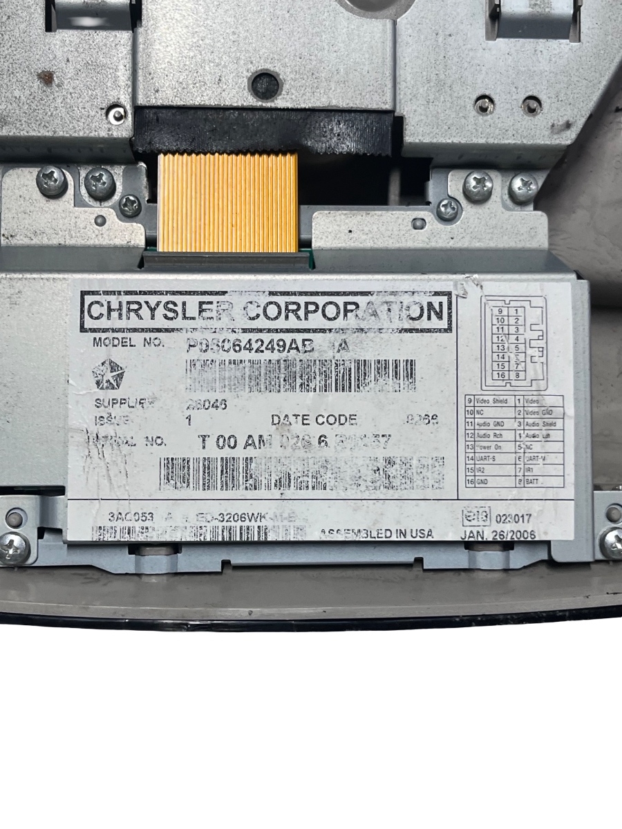 UNITATE DE AFISAJ DIGITAL  spate JEEP COMMANDER XK, XH 2005 - 2010 P05064249AB – foto 3