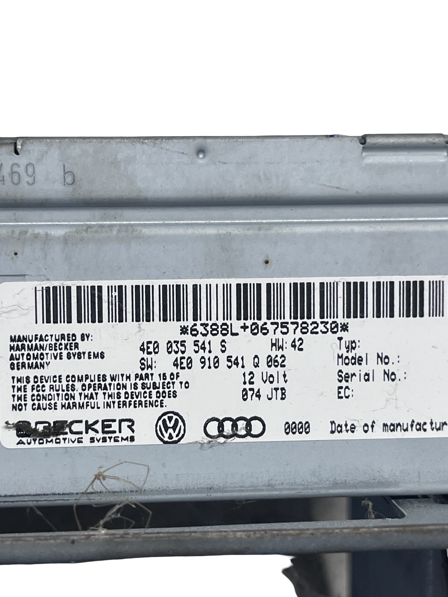 Unitate Radio Audi Q7 1 2005–2015 - cod: 4E0035541S – foto 4