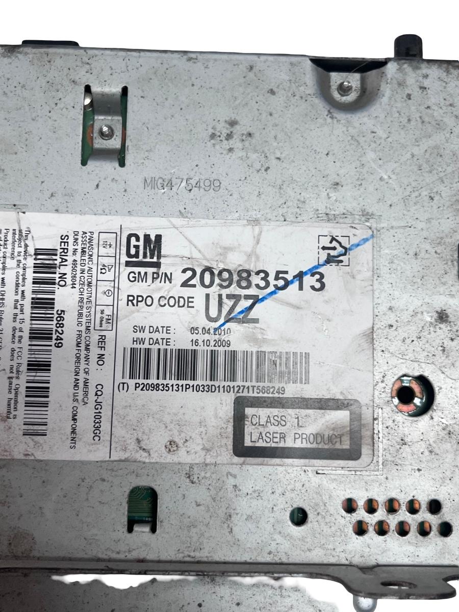Unitate radio OPEL ASTRA J Saloon 2012 -> 20983513 – foto 3