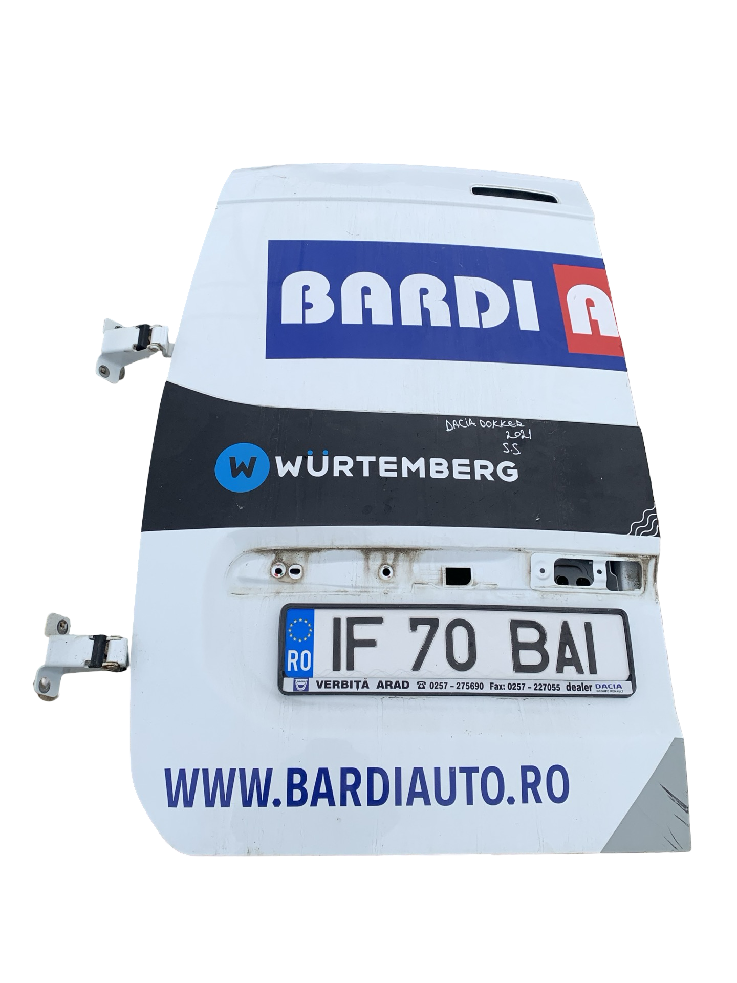 Usa Incarcare stânga spate Dacia Dokker 2022 - DEFECT SUS, VEZI FOTO !!