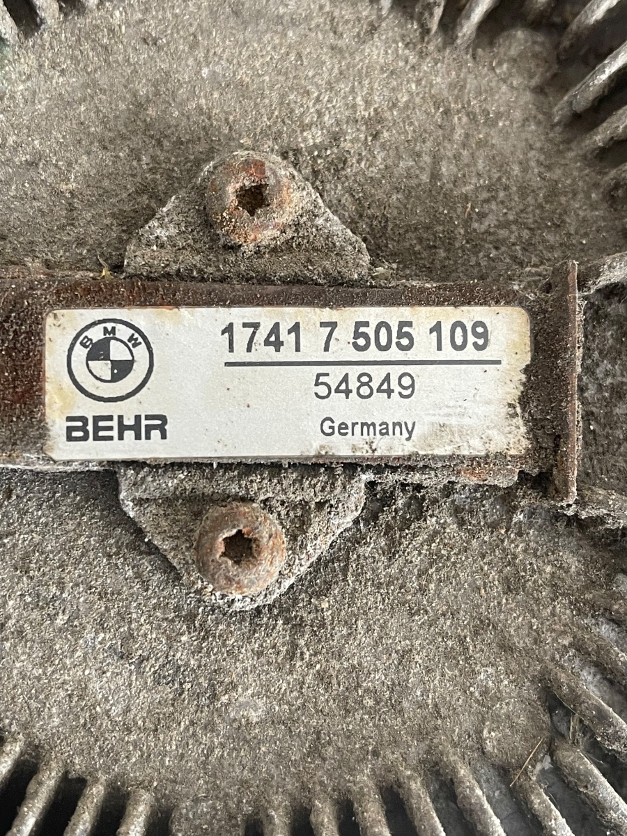 Vascocuplaj ventilator + pompa apa BMW 7 IV E65 2001 - 2009 3.5i 17417505109 – foto 3