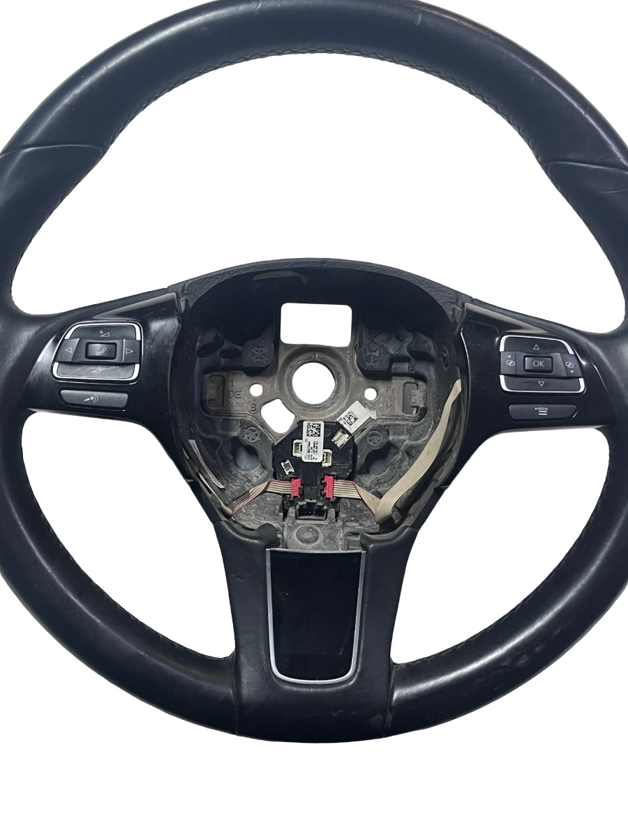 Volan din piele  VOLKSWAGEN TOUAREG (7P5, 7P6) [ 2010 - 2018 ] OEM 7p6419091 – foto 3